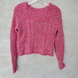 NWT Pink Free People Avalon Pullover Sweater